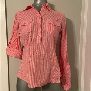 Forever 21 Half Button Down Shirt